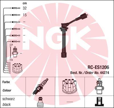 NGK 44274 - Kit cavi accensione www.autoricambit.com