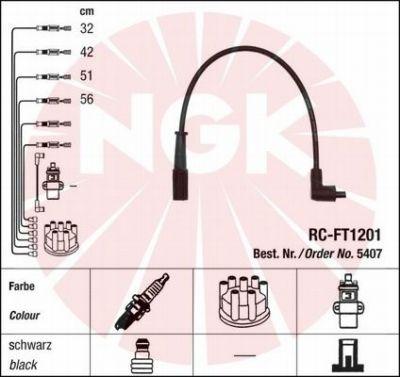 NGK 5407 - Kit cavi accensione www.autoricambit.com