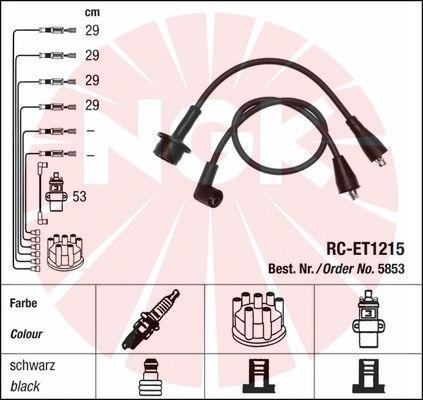 NGK 5853 - Kit cavi accensione www.autoricambit.com