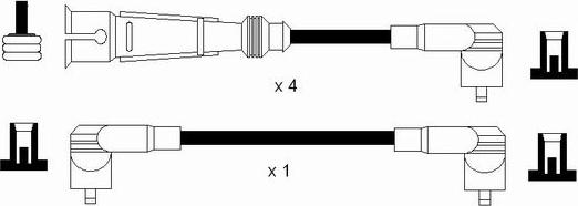 NGK 44311 - Kit cavi accensione www.autoricambit.com