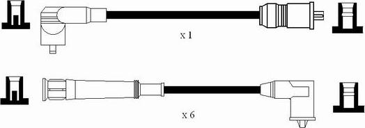 NGK 0577 - Kit cavi accensione www.autoricambit.com