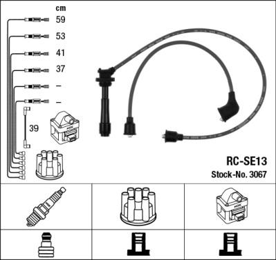 NGK 3067 - Kit cavi accensione www.autoricambit.com