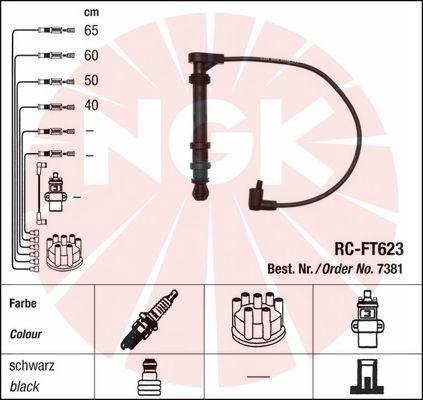 NGK 7381 - Kit cavi accensione www.autoricambit.com