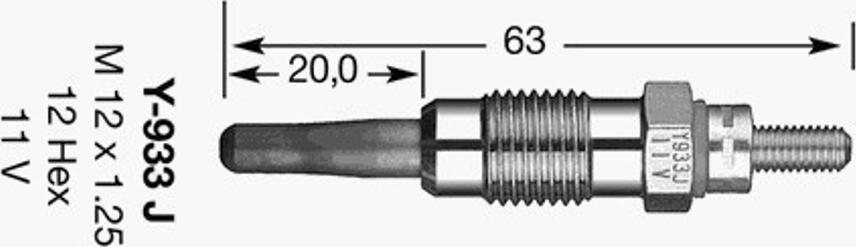 NGK Y-933J - Candeletta www.autoricambit.com