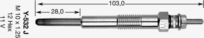 NGK Y-532J - Candeletta www.autoricambit.com