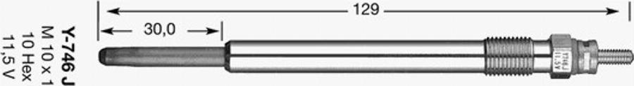 NGK Y-746J - Candeletta www.autoricambit.com