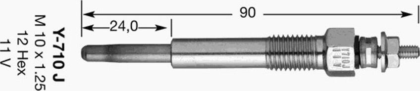 NGK Y-710J - Candeletta www.autoricambit.com