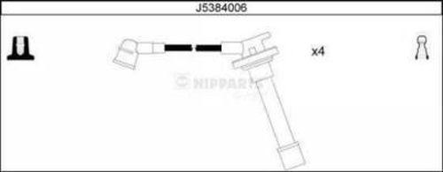 Nipparts J5384006 - Kit cavi accensione www.autoricambit.com