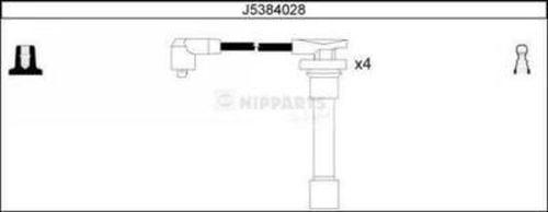 Nipparts J5384028 - Kit cavi accensione www.autoricambit.com