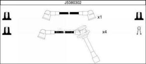 Nipparts J5380302 - Kit cavi accensione www.autoricambit.com