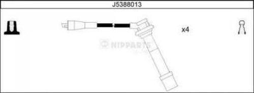 Nipparts J5388013 - Kit cavi accensione www.autoricambit.com