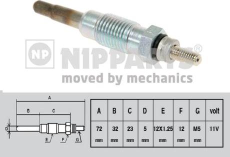 Nipparts J5710400 - Candeletta www.autoricambit.com