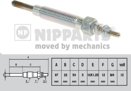 Nipparts J5710500 - Candeletta www.autoricambit.com