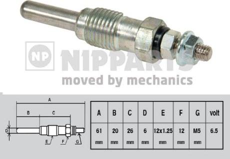 Nipparts J5711002 - Candeletta www.autoricambit.com