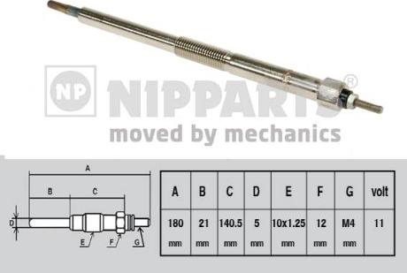 Nipparts J5711026 - Candeletta www.autoricambit.com