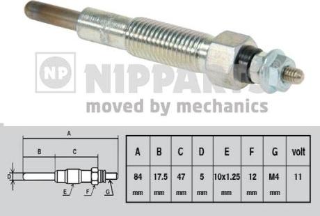 Nipparts J5713011 - Candeletta www.autoricambit.com