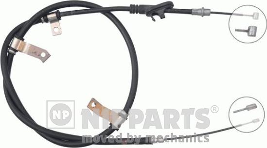 Nipparts J19167 - Cavo comando, Freno stazionamento www.autoricambit.com