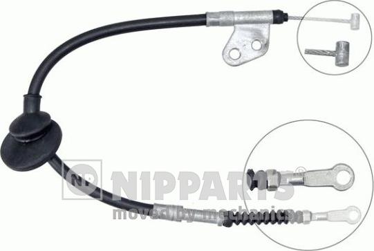 Nipparts J14200 - Cavo comando, Freno stazionamento www.autoricambit.com