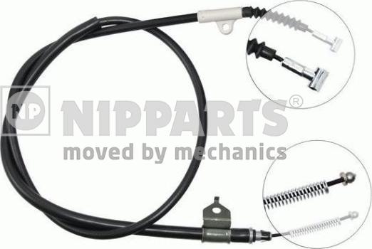 Nipparts J11828 - Cavo comando, Freno stazionamento www.autoricambit.com