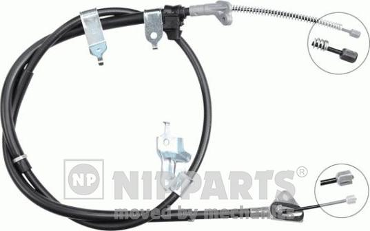 Nipparts J18965 - Cavo comando, Freno stazionamento www.autoricambit.com