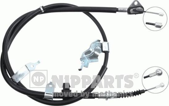 Nipparts J18966 - Cavo comando, Freno stazionamento www.autoricambit.com