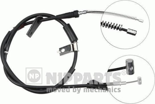 Nipparts J18817 - Cavo comando, Freno stazionamento www.autoricambit.com