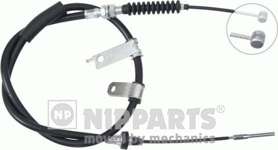 Nipparts J13421 - Cavo comando, Freno stazionamento www.autoricambit.com