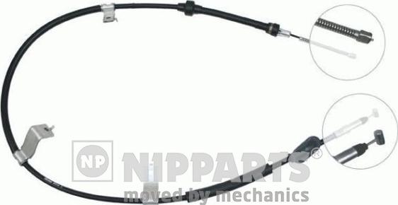 Nipparts J13898 - Cavo comando, Freno stazionamento www.autoricambit.com