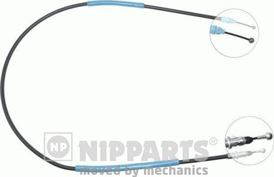 Nipparts J17278 - Cavo comando, Freno stazionamento www.autoricambit.com