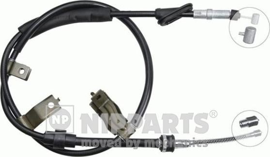 Nipparts J3934038 - Cavo comando, Freno stazionamento www.autoricambit.com