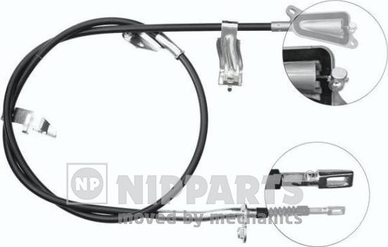 Nipparts J3931067 - Cavo comando, Freno stazionamento www.autoricambit.com