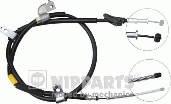 Nipparts J3927009 - Cavo comando, Freno stazionamento www.autoricambit.com