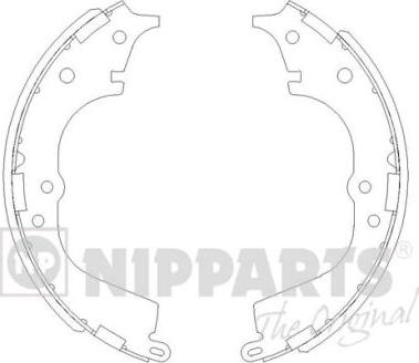 Nipparts J3502065 - Kit freno, freni a tamburo www.autoricambit.com