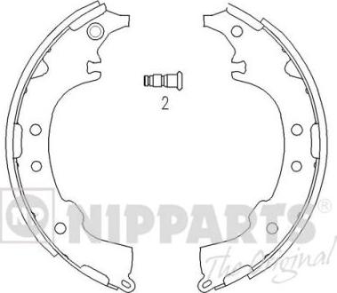 Nipparts J3502068 - Kit freno, freni a tamburo www.autoricambit.com