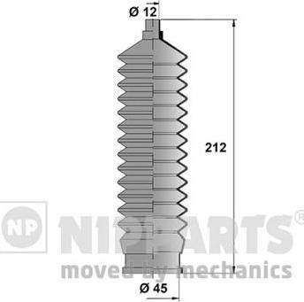 Nipparts J2840901 - Kit soffietto, Sterzo www.autoricambit.com