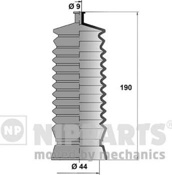 Nipparts J2847002 - Kit soffietto, Sterzo www.autoricambit.com