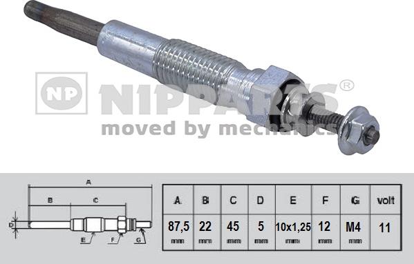 Nipparts N5715023 - Candeletta www.autoricambit.com