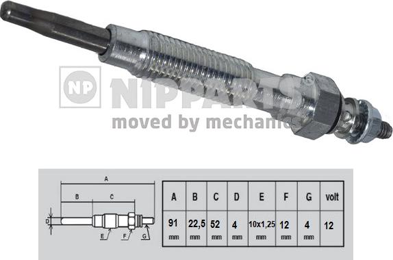 Nipparts N5710509 - Candeletta www.autoricambit.com