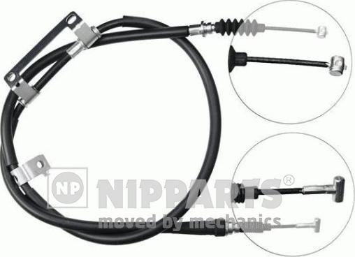 Nipparts N3930306 - Cavo comando, Freno stazionamento www.autoricambit.com