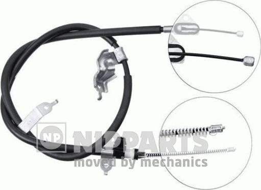 Nipparts N3922058 - Cavo comando, Freno stazionamento www.autoricambit.com