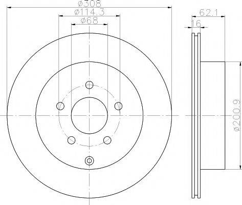 NISSAN 43206-CA000 - Discofreno www.autoricambit.com