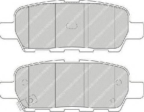 NISSAN D4080-JA01A - Kit accessori, Pastiglia freno www.autoricambit.com