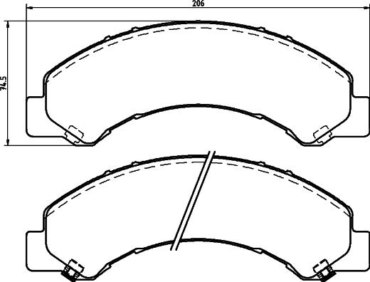 Valeo 9500078 - Kit pastiglie freno, Freno a disco www.autoricambit.com