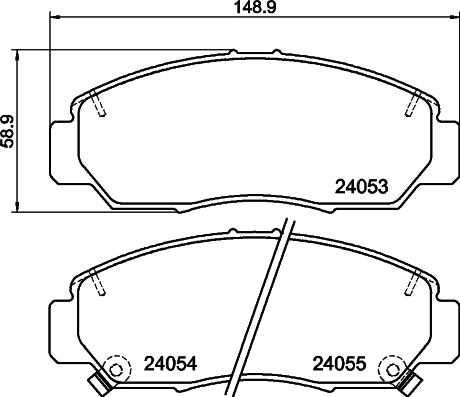 Textar TX0714 - Kit pastiglie freno, Freno a disco www.autoricambit.com