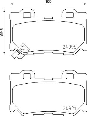 Magneti Marelli 600000099910 - Kit pastiglie freno, Freno a disco www.autoricambit.com