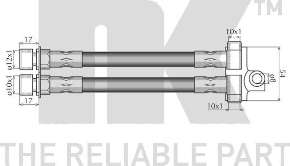 NK 852585 - Flessibile del freno www.autoricambit.com