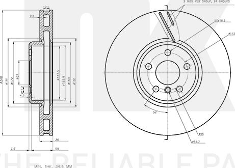 NK 3415128 - Discofreno www.autoricambit.com