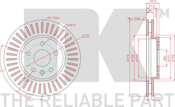 NK 313683 - Discofreno www.autoricambit.com