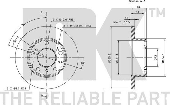 NK 209908 - Discofreno www.autoricambit.com