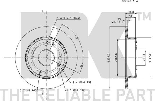 NK 209939 - Discofreno www.autoricambit.com